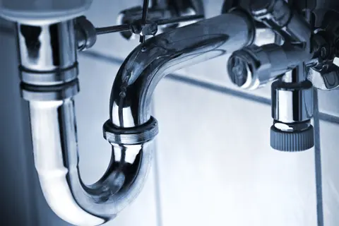 Water Pipes under a sink
